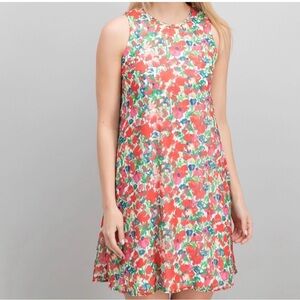 Tommy Hilfiger Women’s Floral Print Chiffon Shift Dress Size 6